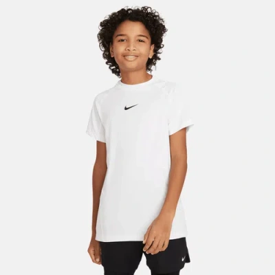 Nike Kids' Boys   Np Dri-fit Short Sleeve Top 24 In Black/white