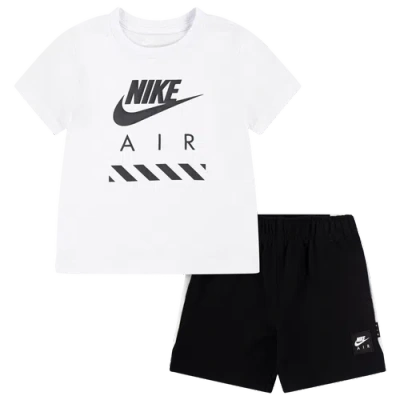 Nike Kids' Boys   Nsw Air Ss Short Set In White