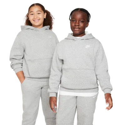 Nike Kids' Boys   Nsw Club Fleece Hoodie In Gray