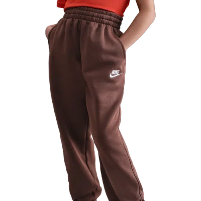 Nike Kids' Boys   Nsw Club Fleece Loose Pants In Brown