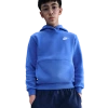 Nike Boys   Nsw Club Lbr Fleece Hoodie In Blue