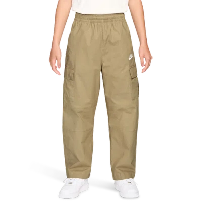 Nike Club Big Kid Boys Wide Leg Active Cargo Pant In Brown