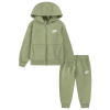 Nike Kids Lbr Full Zip Club Tracksuit In Oil/white