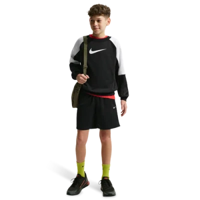 Nike Kids' Boys   Nsw Shorts Tracksuit Crew Set In Black