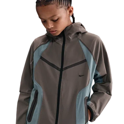 NIKE BOYS NIKE NIKE NSW TECH WOVEN FULL-ZIP JACKET PD