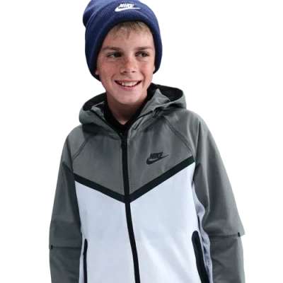 NIKE BOYS NIKE NIKE NSW TECH WOVEN FULL-ZIP JACKET PD