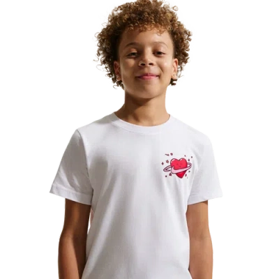 Nike Kids' Boys   Nsw Tee Bmine White In Neutral