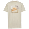 Nike Boys   Open Block Futura T-shirt In Light Bone/light Bone