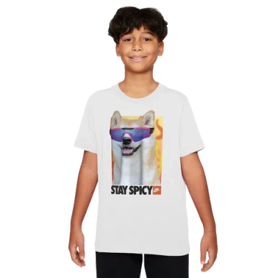 Nike Kids' Boys   Photo Shiba T-shirt In White
