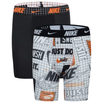 NIKE BOYS NIKE NIKE PRINTED BOXER BRIEFS 2 PACK