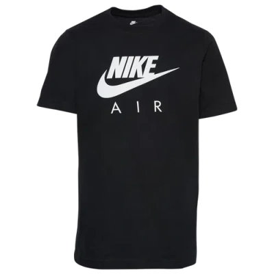 Nike Kids' Boys   Air Logo T-shirt In Black/white