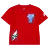 Nike Boys  Step Up Your Game Short Slv T-shirt In University Red/blue