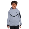 Nike Boys   Tech Fleece Full-zip In Gray