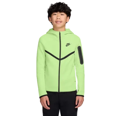Nike Kids' Boys   Tech Fleece Full-zip In Green