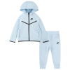 Nike Kids' Boys   Tech Fleece Full-zip Set In Glacier Blue/black