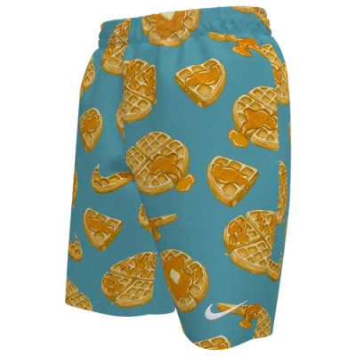 NIKE BOYS NIKE NIKE WAFFLE 7 IN SWIM SHORTS