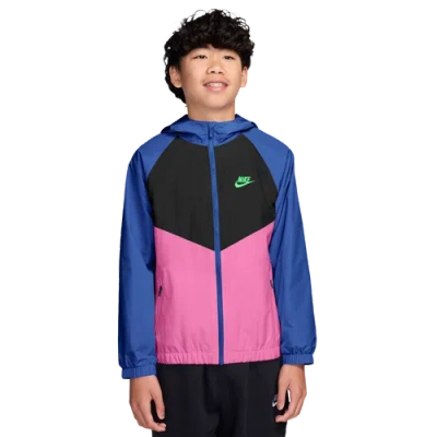 Nike Kids' Boys   Windrunner Hooded Jacket In Multi
