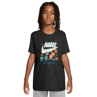 Nike Kids' Boys   Nsw Boxy Rest T-shirt In Black