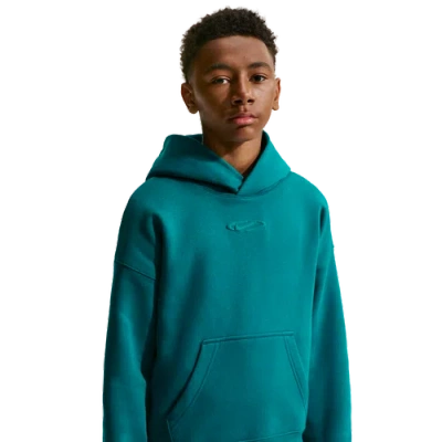 Nike Kids' Boys  Nsw Club Fleece Os Hoodie In Green