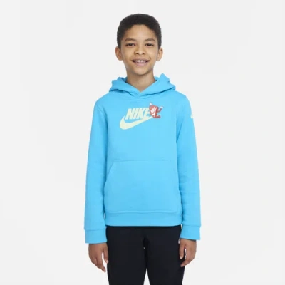 Nike Kids' Boys  Nsw Club Gfx Pack Pullover In Blue