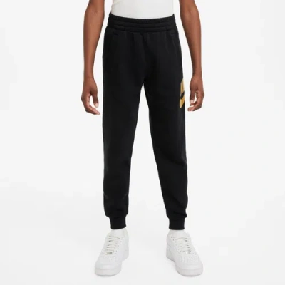 Nike Kids' Boys  Nsw Club Hbr Fleece Joggers In Black/gold