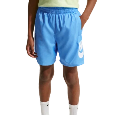 Nike Kids' Boys  Nsw Club Hbr Woven 6 Inch Shorts In Blue