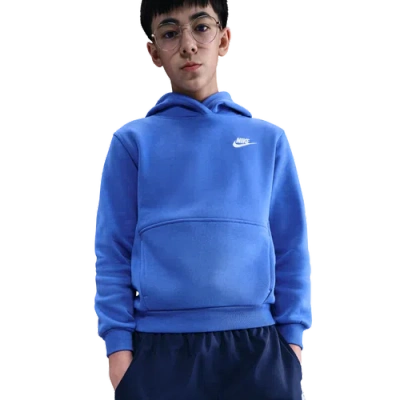 NIKE BOYS NIKE NSW CLUB LBR FLEECE HOODIE