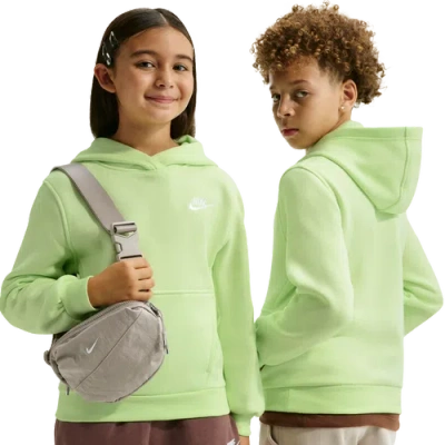 Nike Kids' Boys  Nsw Club Lbr Fleece Hoodie In Green