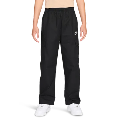 Nike Kids' Boys  Nsw Club Woven Cargo Pant In Black