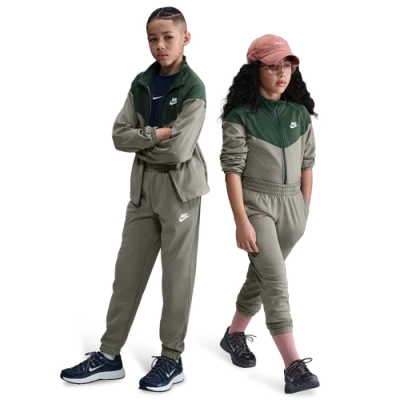Nike Kids' Boys  Nsw Dri-fit Full Zip Tracksuit In Gray