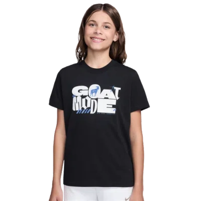 Nike Kids' Goat Mode Graphic T-shirt In Black