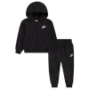 Nike Boys   Nsw Lbr Club Fleece Full Zip Set In Black/white