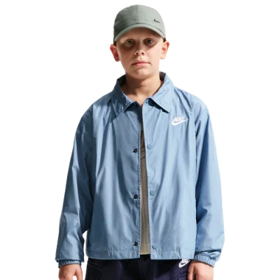Nike Kids' Boys   Nsw Repel Club Woven Coach Jacket In Blue