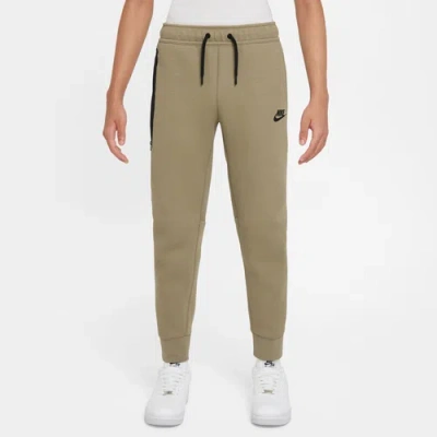Nike Kids' Boys  Nsw Tech Fleece Pants In Black/neutral Olive