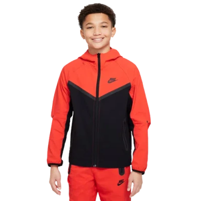 NIKE BOYS NIKE NSW TECH WOVEN FULL-ZIP JACKET PD