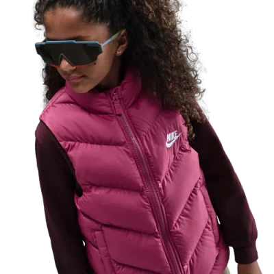 Nike Kids' Boys  Nsw Therma-fit Puffer Vest In Purple