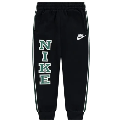 Nike Kids' Boys Preschool   P.e. Ft Joggers In Black