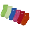 Nike Boys  Performance Basic Ankle Socks 6 Pack In Multi