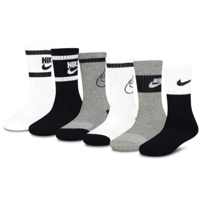 Nike Kids' Boys  Retro 6 Pack Crew Socks In Multi