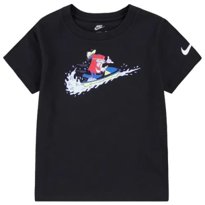 Nike Kids' Boys  Seasonal Boxy T-shirt In Black/multi