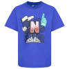 Nike Boys  Step Up Your Game Short Slv T-shirt In Red/game Royal