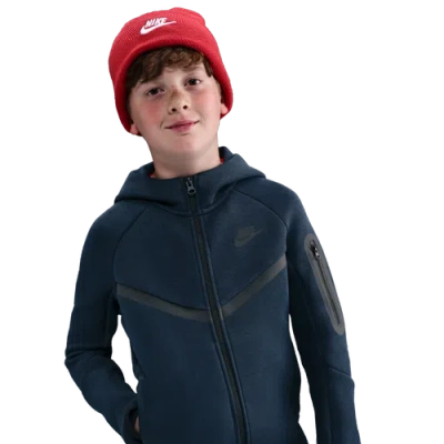 Nike Kids' Boys  Tech Fleece Full-zip In Blue