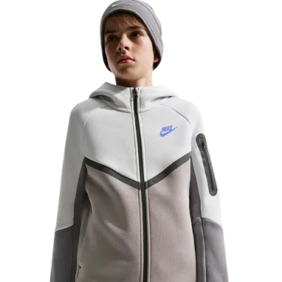 Nike Kids' Boys  Tech Fleece Full-zip In Brown
