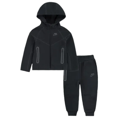 NIKE BOYS NIKE TECH FLEECE HOODED FULL-ZIP SET