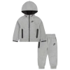 Nike Boys  Tech Fleece Hooded Full-zip Set In Dark Grey Heather/grey