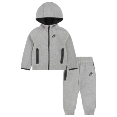 NIKE BOYS NIKE TECH FLEECE HOODED FULL-ZIP SET