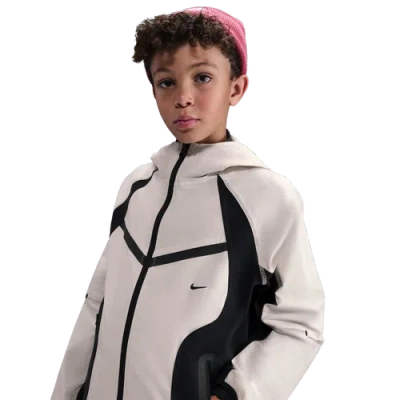 Nike Kids' Boys  Tech Woven Full-zip Jacket In Orange