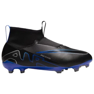 Nike Kids' Boys  Zoom Superfly 9 Academy Tf In Black/chrome/hyper Royal