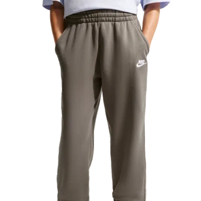 Nike Kids' Boys Nsw Club Fleece Loose Pants In Gray