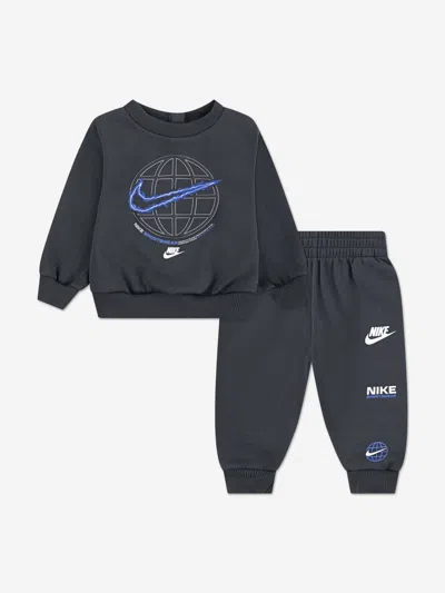Nike Babies' Boys Nsw Fleece Tracksuit In Black
